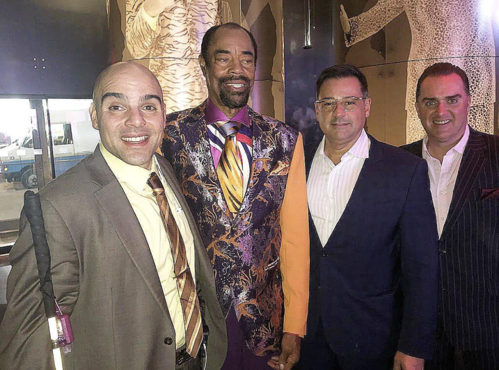 Gian with Clyde Frazier